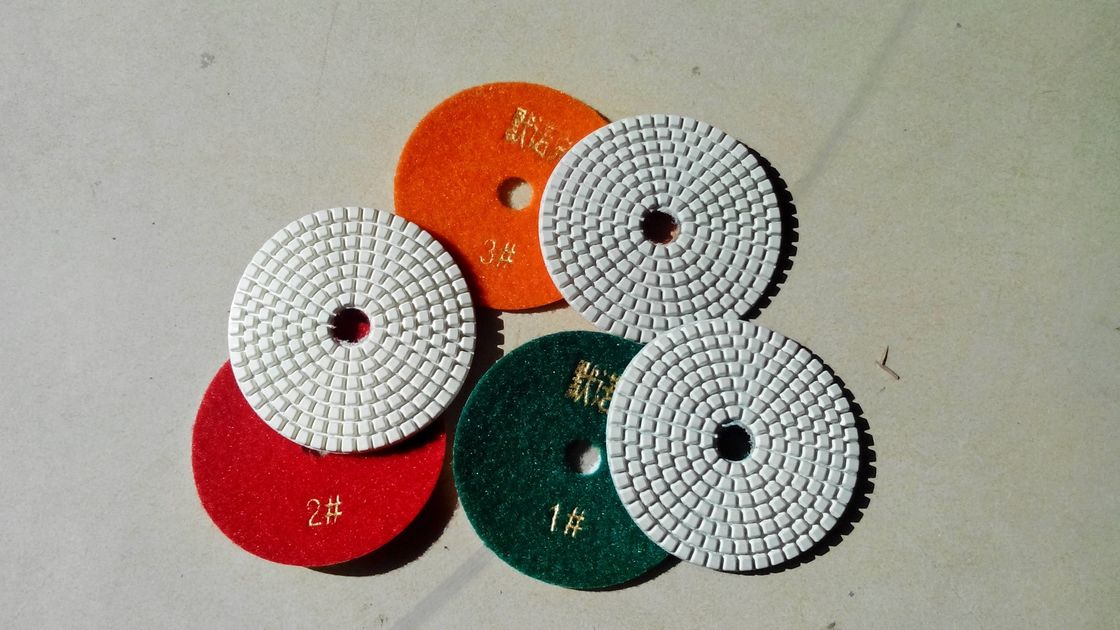3 Steps Dry Diamond Polishing Pads Special OEM For Dry Polishing