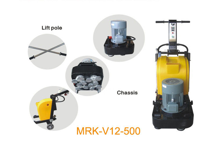 12 Heads Stone Granite Concrete Floor Polisher With Multifunction Plate