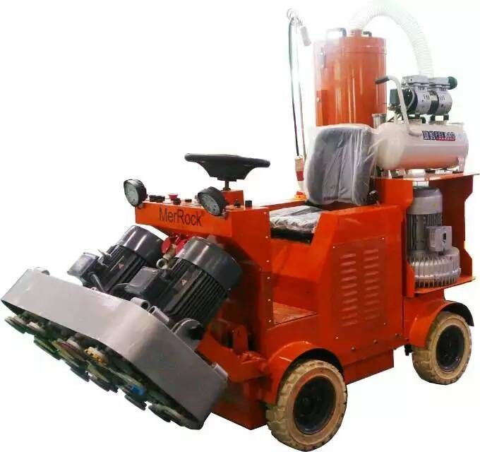 Ride On Concrete Polishing Machine With Vacuum Cleaner System